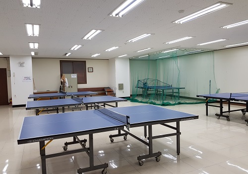 북교사랑나눔재가노인복지센터 탁구장